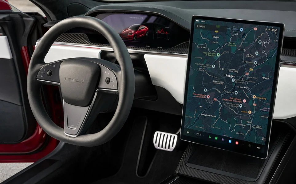 blog tesla tableau de bord